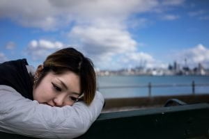 worried woman