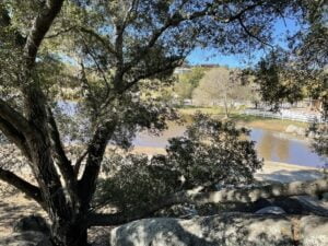 A view from the boulder